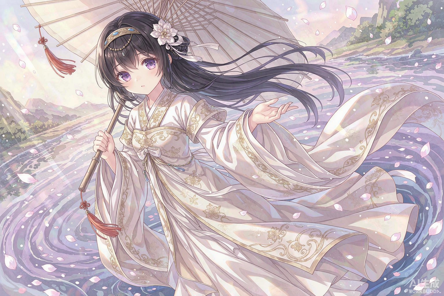 纸伞与她